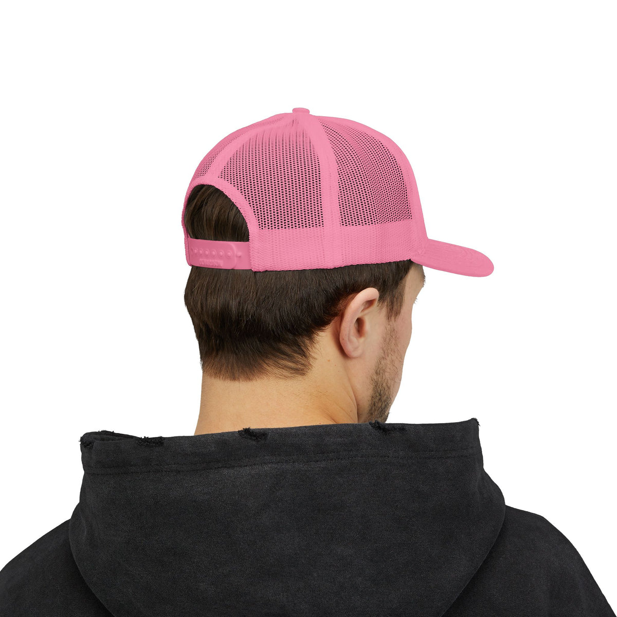 Riora Spatiques Pink Glitter Embroidered Trucker Cap