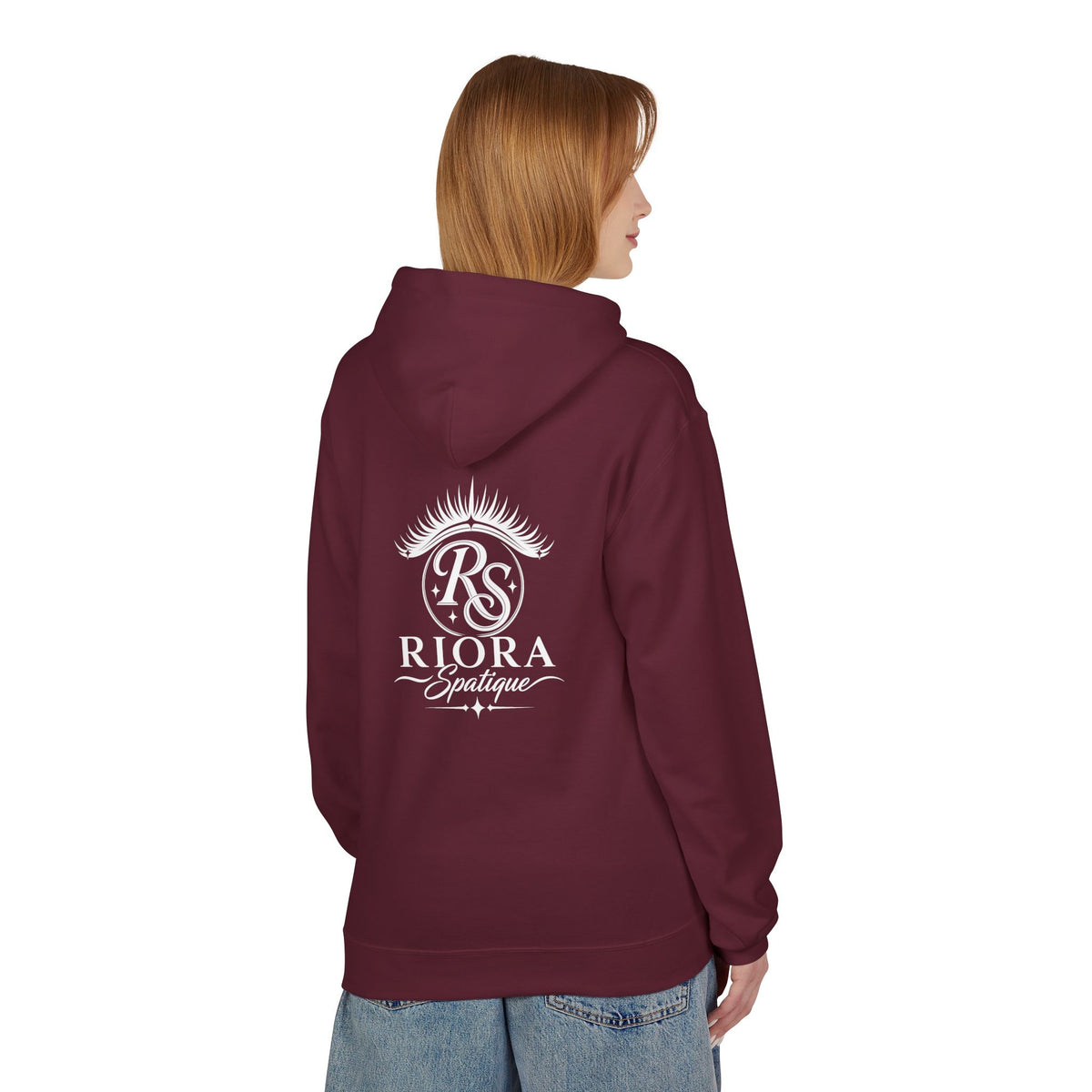 Riora Boutique Logo Hoodie — Stylish Branded Black Pullover