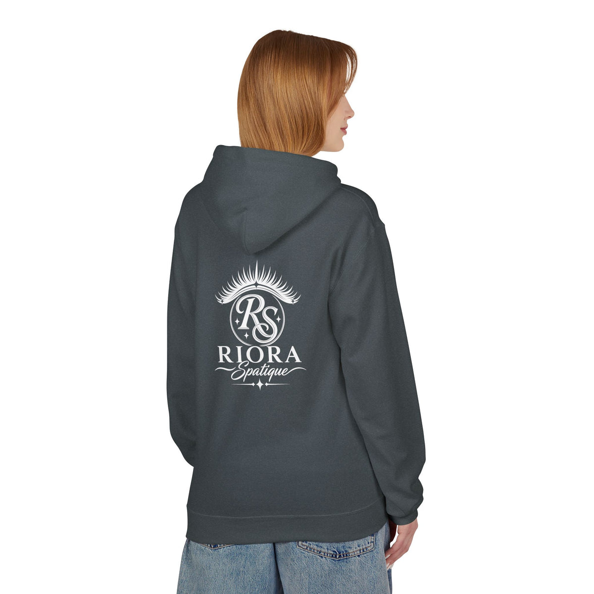 Riora Boutique Logo Hoodie — Stylish Branded Black Pullover
