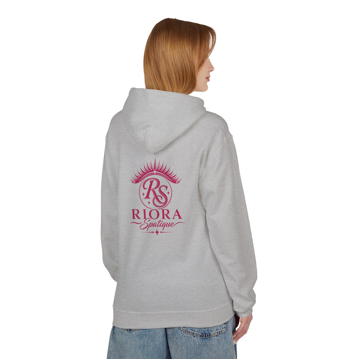 Riora Boutique Logo Hoodie — Stylish Branded Black Pullover