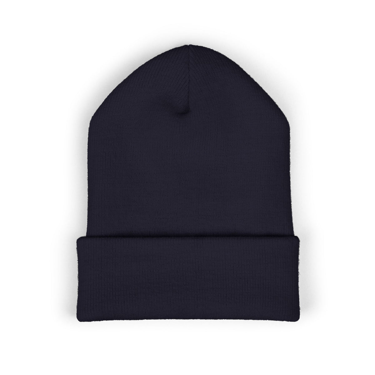 Embroidered 'Riora Boutique' Classic Cuffed Beanie - Pink Logo Knit Hat