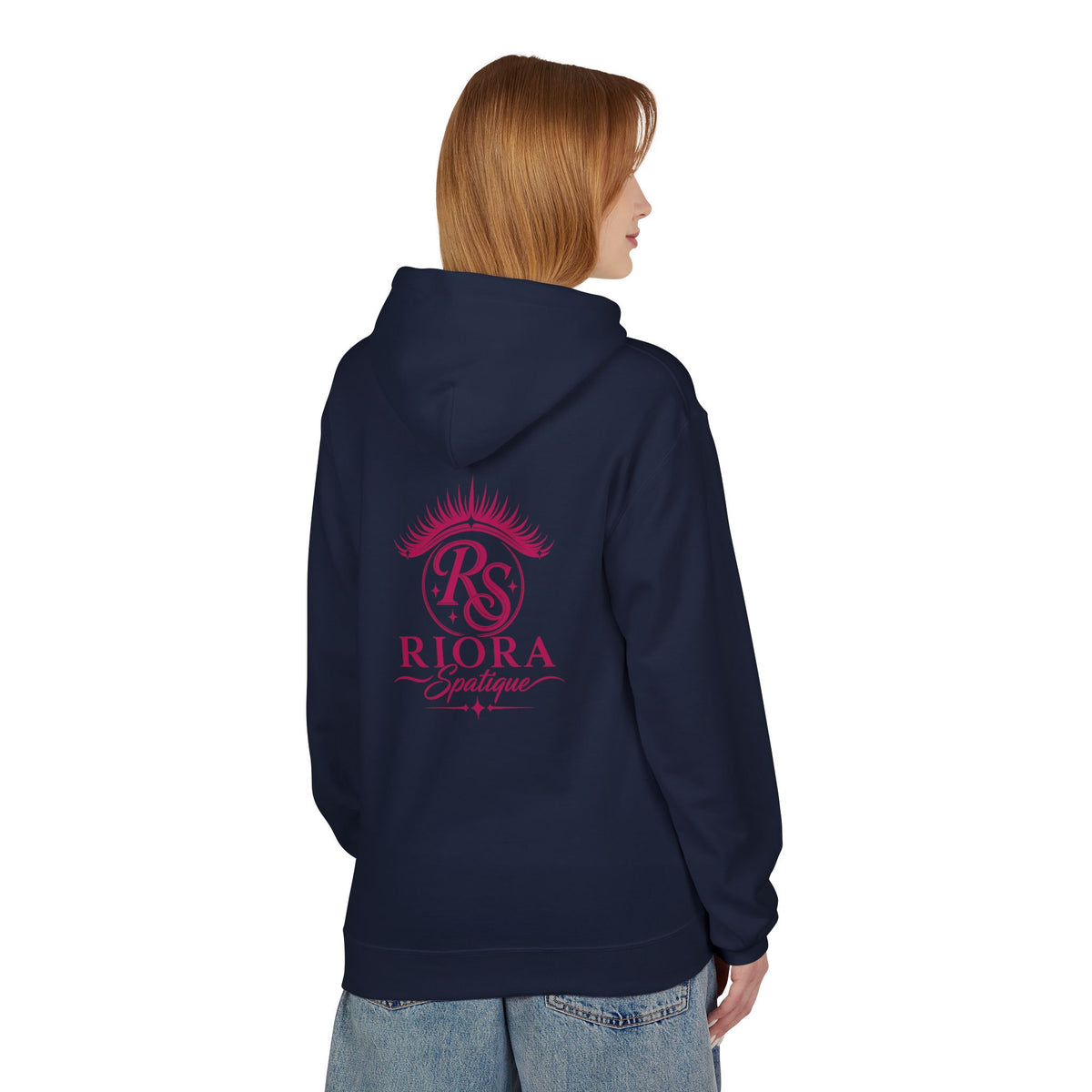 Riora Boutique Logo Hoodie — Stylish Branded Black Pullover