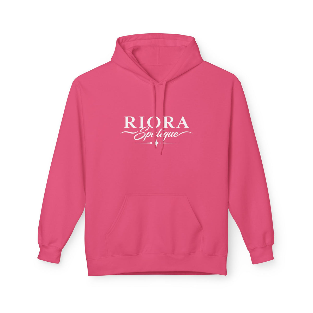 Riora Boutique Logo Hoodie — Stylish Branded Black Pullover