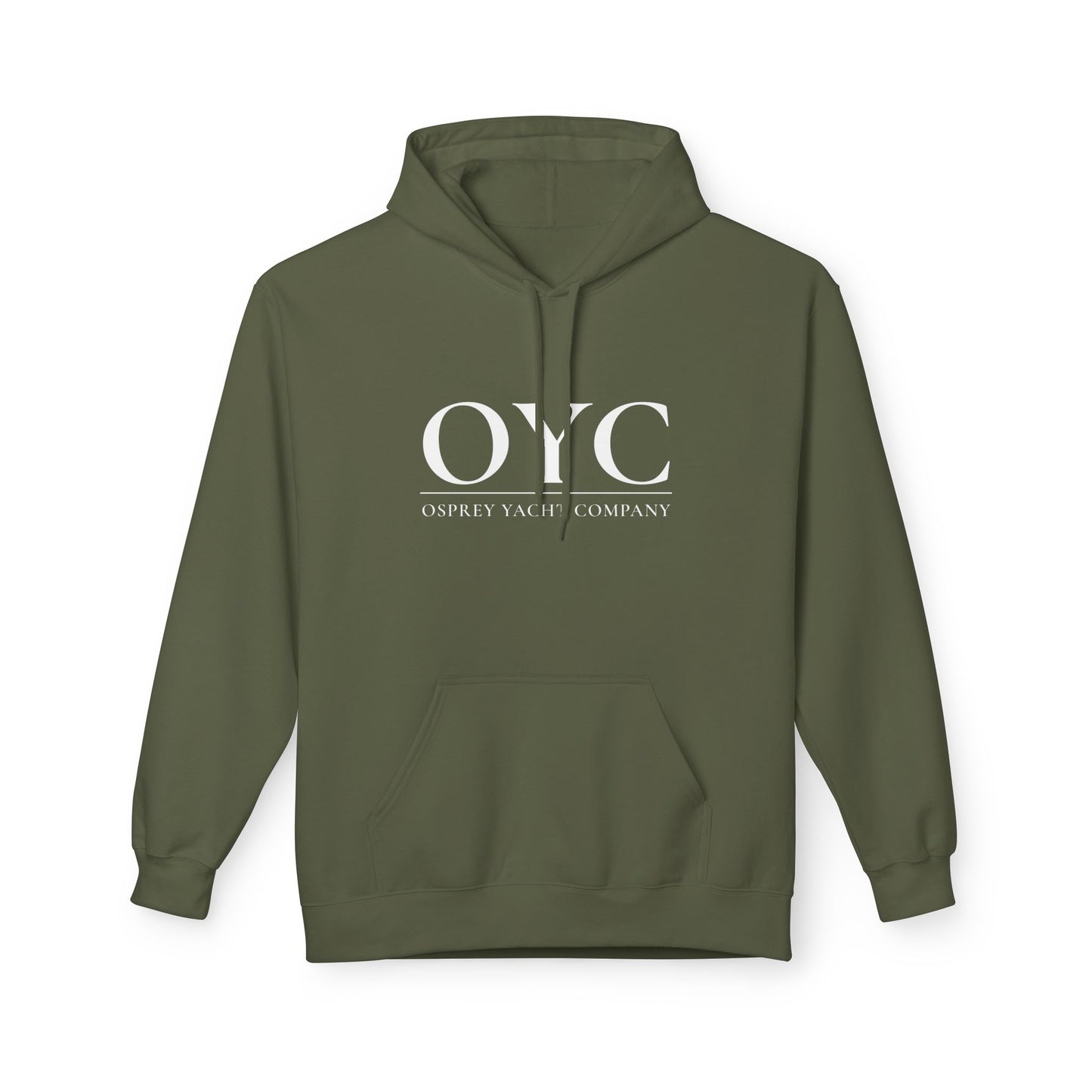 Osprey Yacht Company Hoodie, Unisex Midweight Fleece Sweatshirt, Cozy Autumn Apparel, Gift for Sailors, Fishing Lovers, Maritime Fashion
