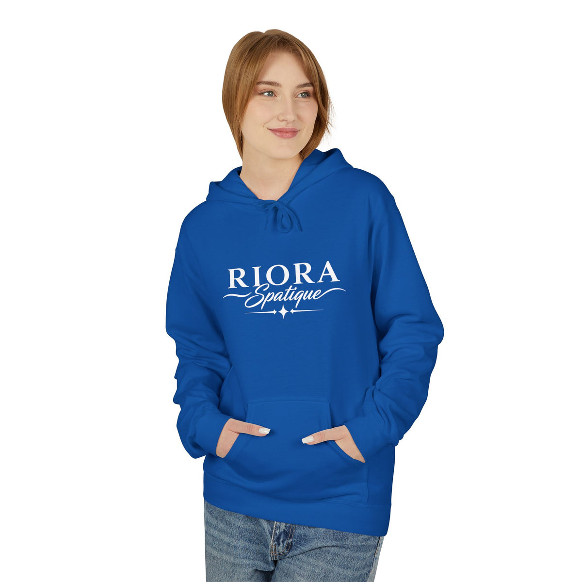 Riora Boutique Logo Hoodie — Stylish Branded Black Pullover