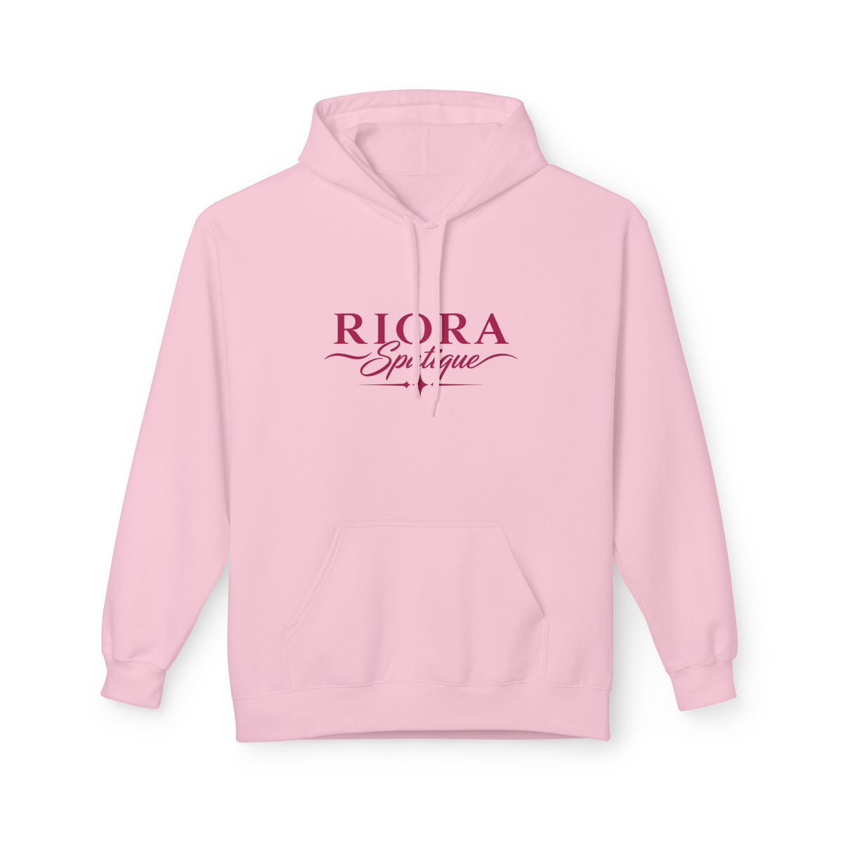 Riora Boutique Logo Hoodie — Stylish Branded Black Pullover