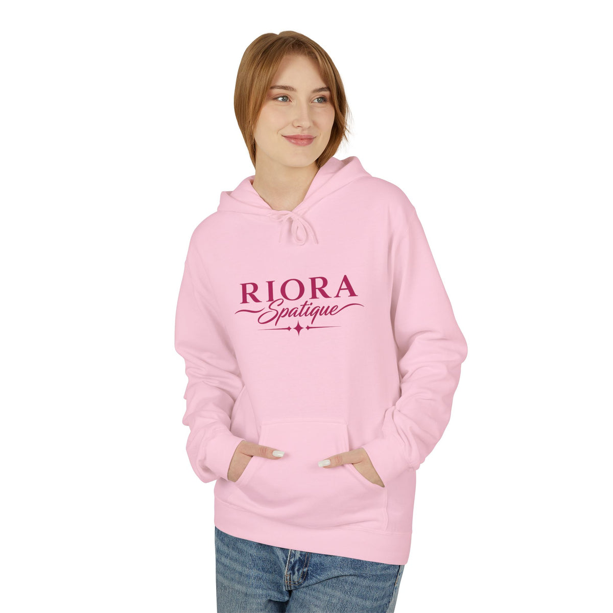Riora Boutique Logo Hoodie — Stylish Branded Black Pullover