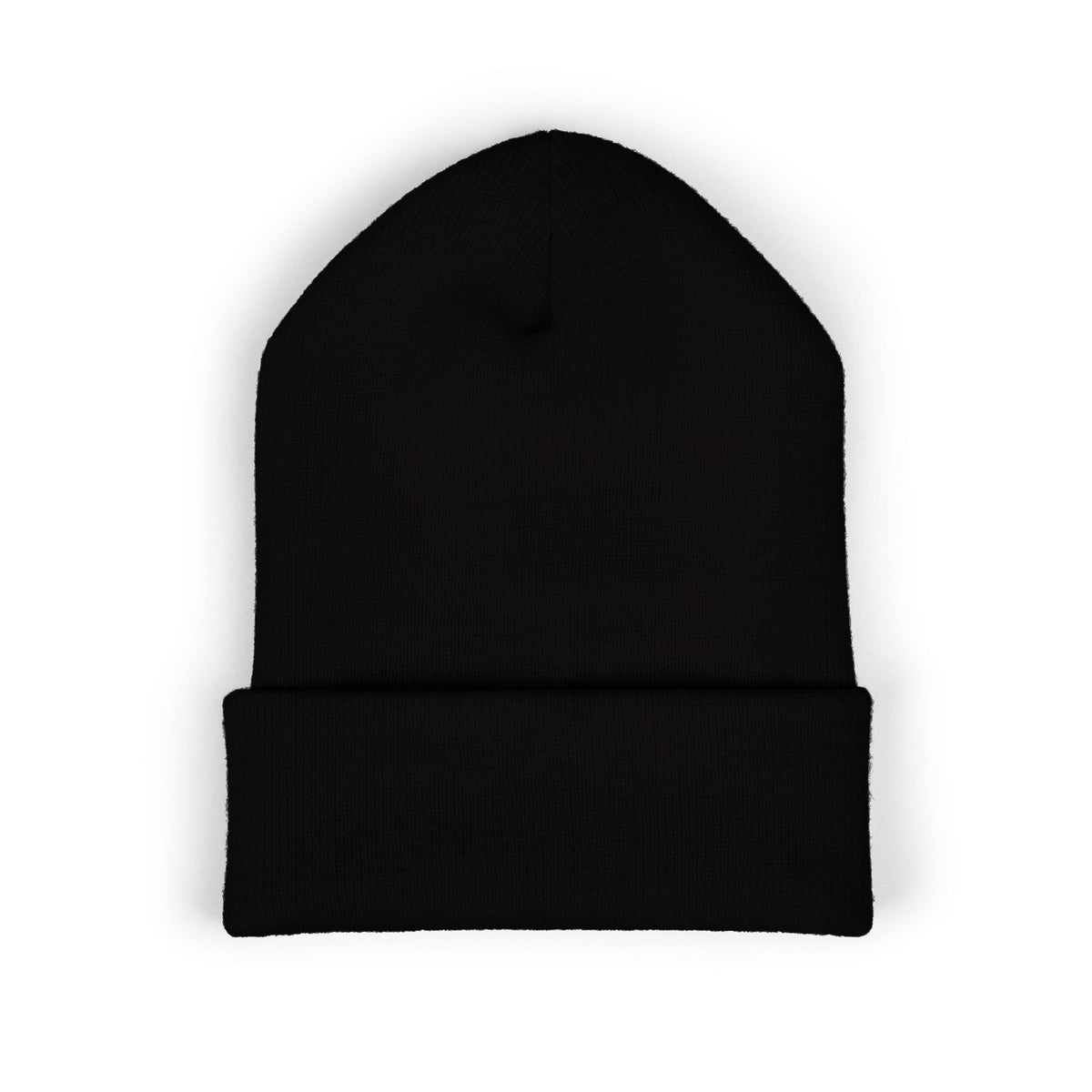 Embroidered 'Riora Boutique' Classic Cuffed Beanie - Pink Logo Knit Hat