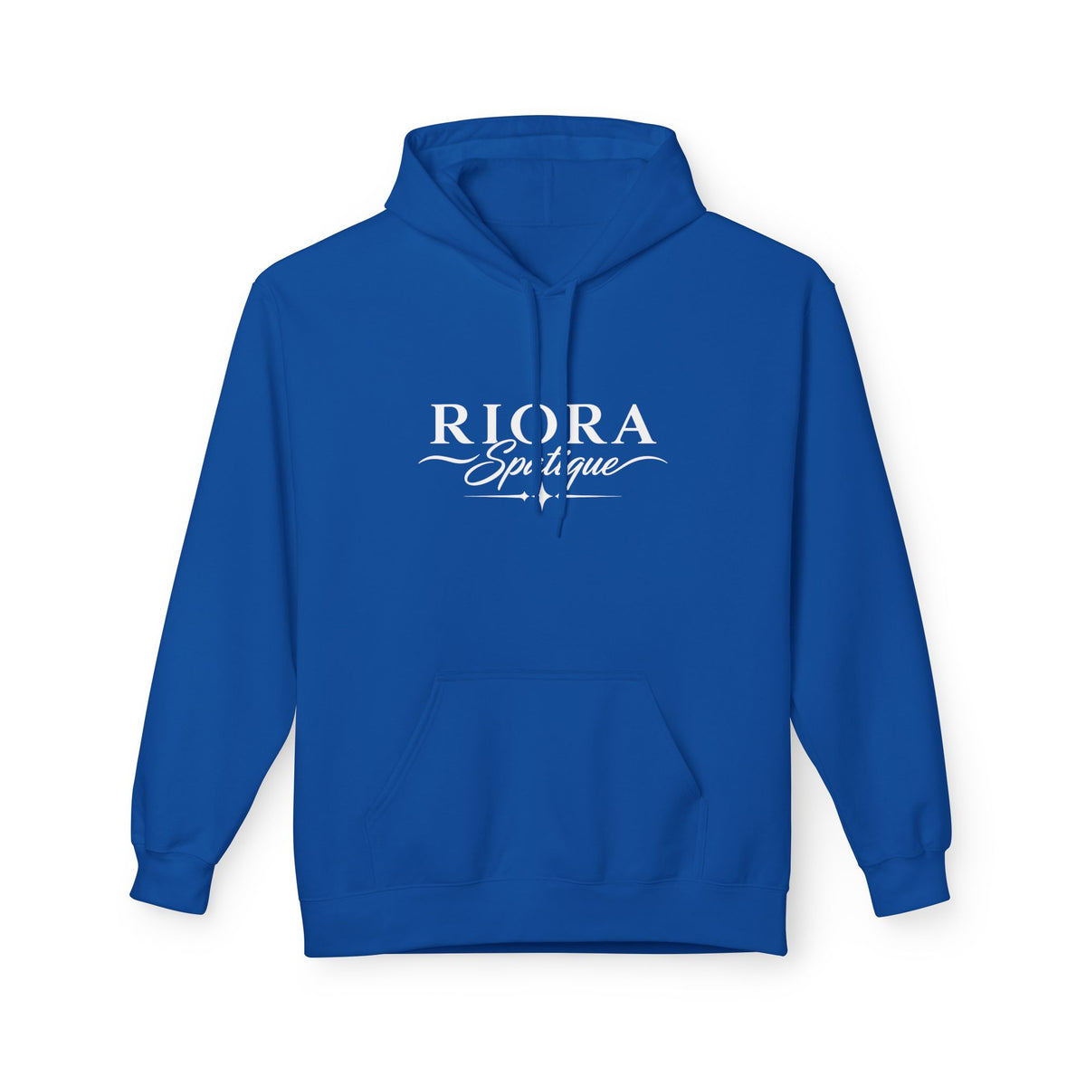 Riora Boutique Logo Hoodie — Stylish Branded Black Pullover