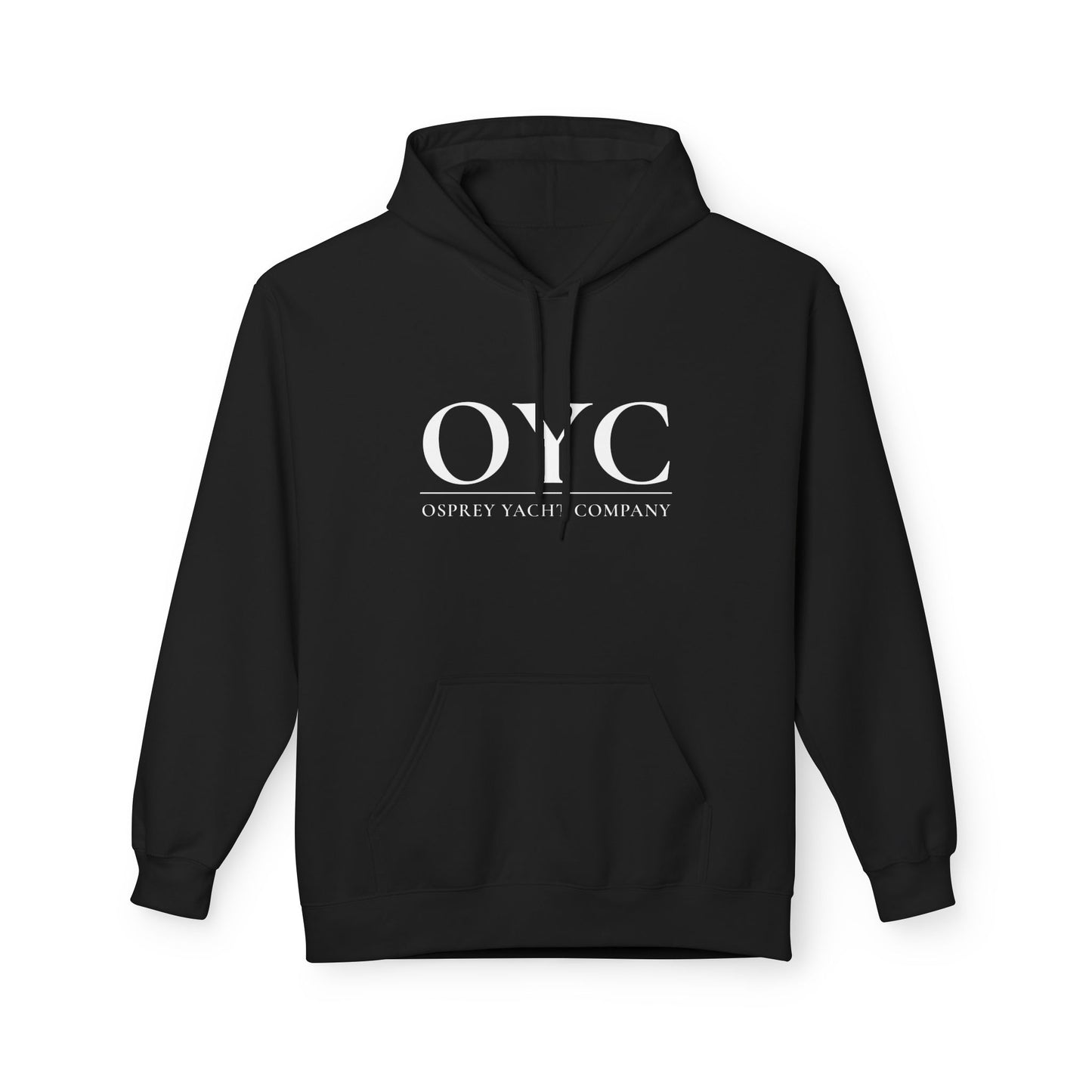 Osprey Yacht Company Hoodie, Unisex Midweight Fleece Sweatshirt, Cozy Autumn Apparel, Gift for Sailors, Fishing Lovers, Maritime Fashion