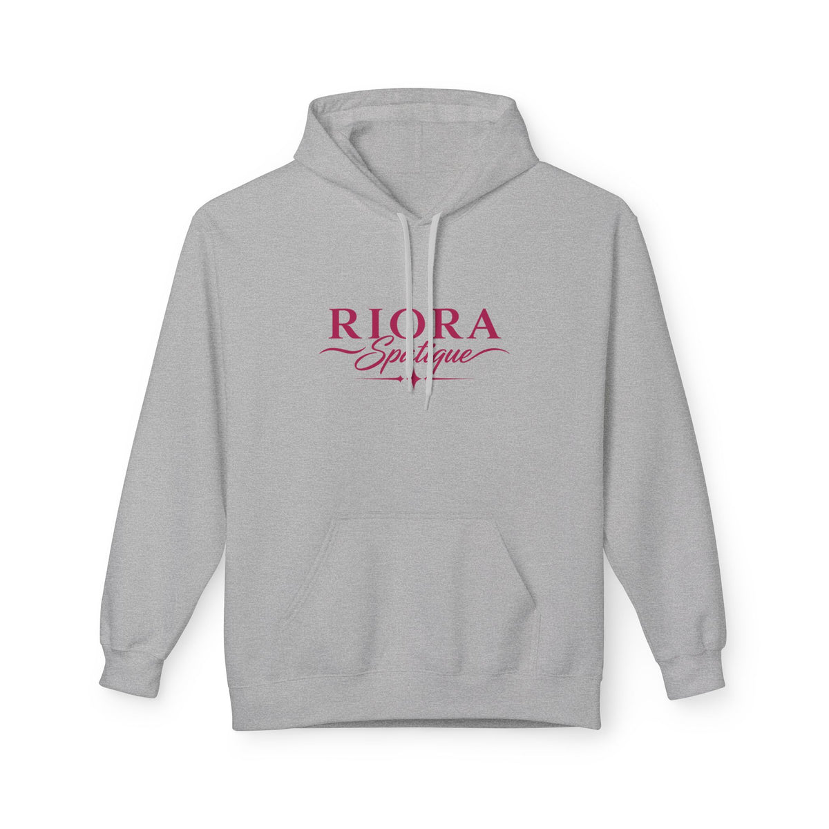 Riora Boutique Logo Hoodie — Stylish Branded Black Pullover