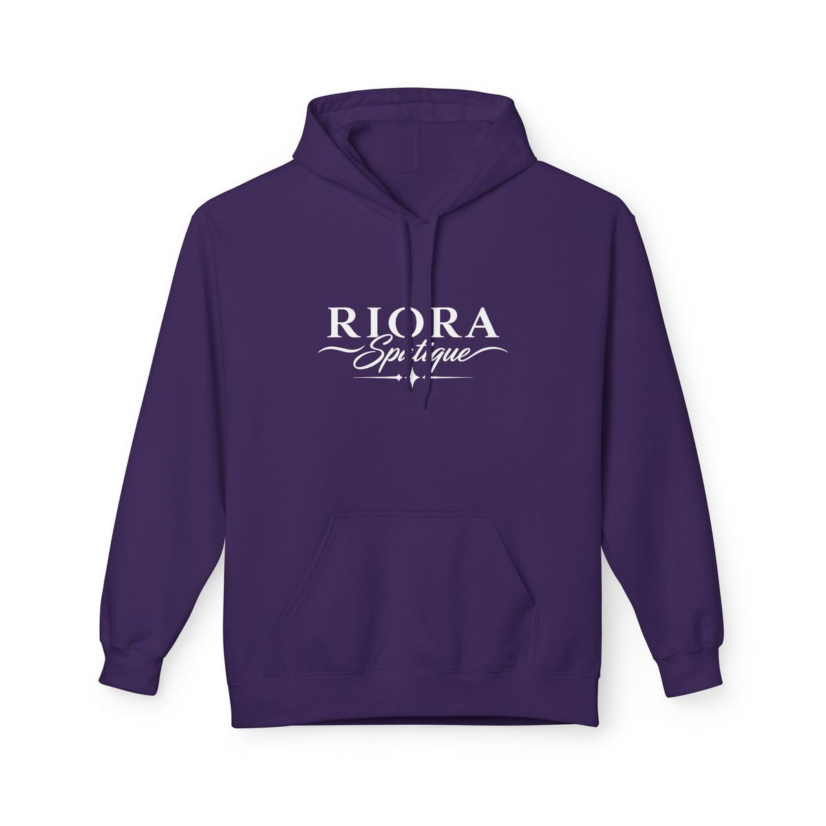 Riora Boutique Logo Hoodie — Stylish Branded Black Pullover