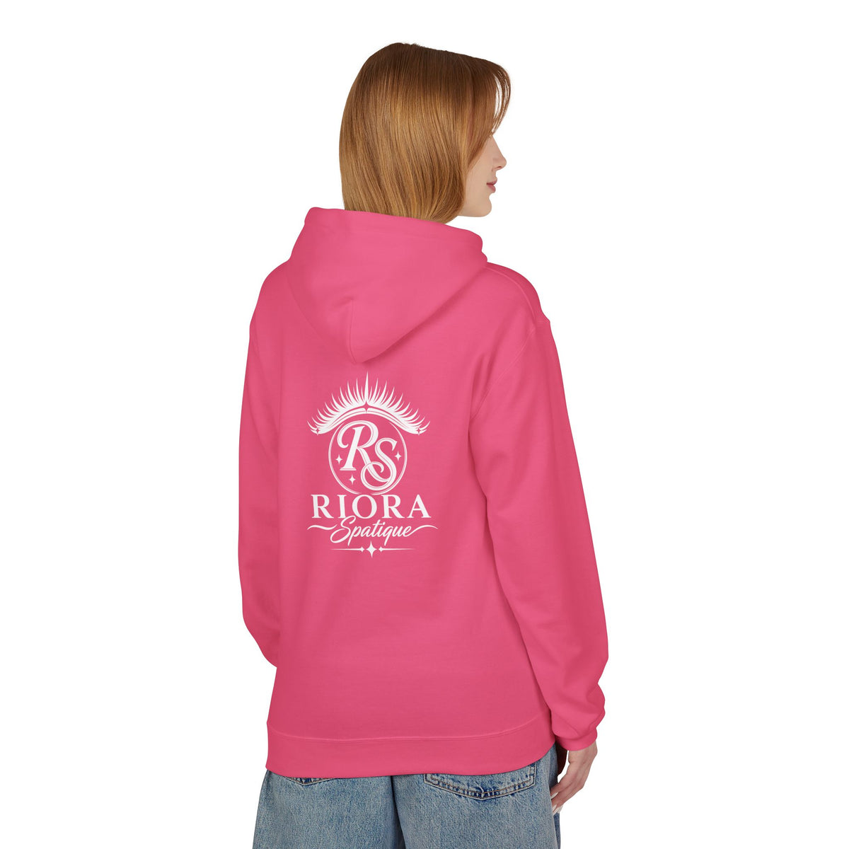 Riora Boutique Logo Hoodie — Stylish Branded Black Pullover