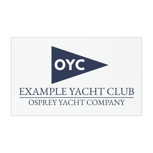 Example Yacht Club Bumper Sticker