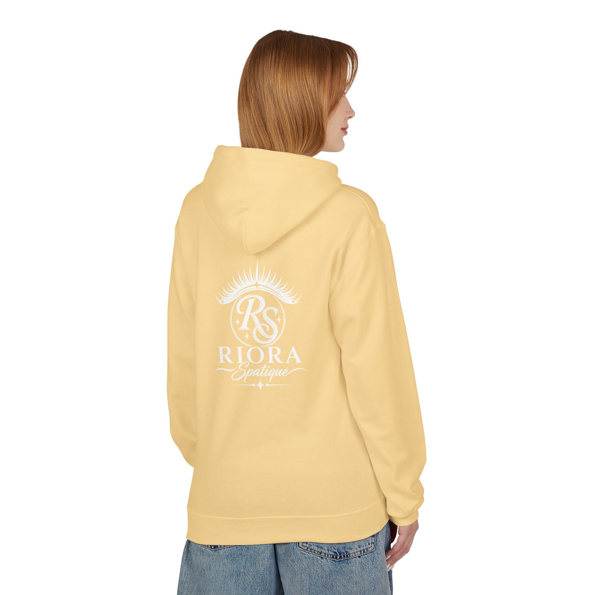 Riora Boutique Logo Hoodie — Stylish Branded Black Pullover