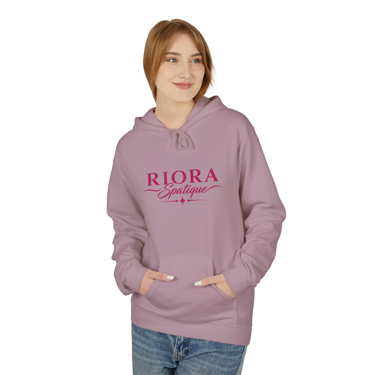 Riora Boutique Logo Hoodie — Stylish Branded Black Pullover