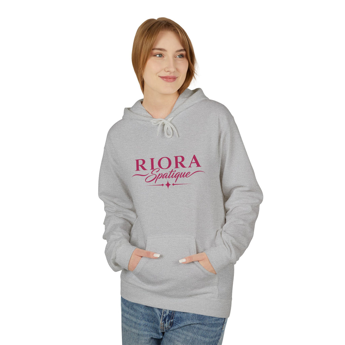 Riora Boutique Logo Hoodie — Stylish Branded Black Pullover