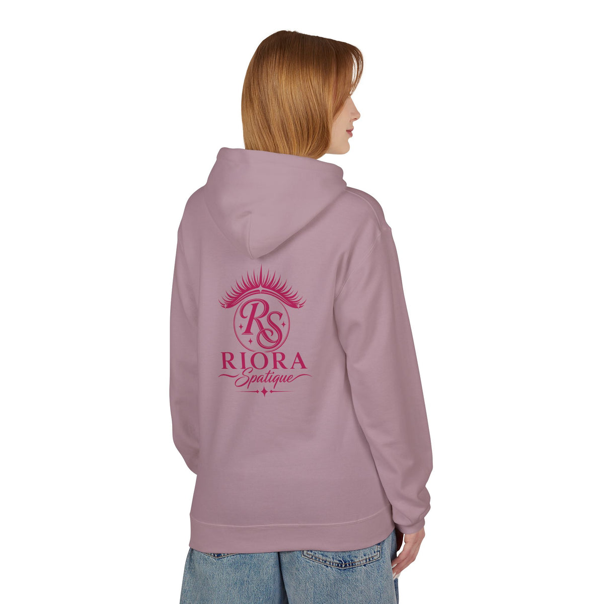 Riora Boutique Logo Hoodie — Stylish Branded Black Pullover